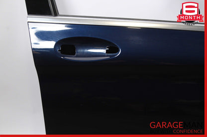 15-18 Mercedes W205 C300 Front Right Passenger Side Exterior Door Shell Blue OEM
