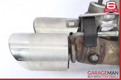 14-17 Maserati Ghibli M157 Rear Left Driver Side Exhaust Muffler Dual Tip