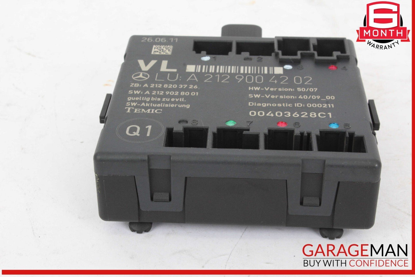 08-18 Mercedes W212 E350 Bluetec Front Left Side Door Control Module Unit OEM