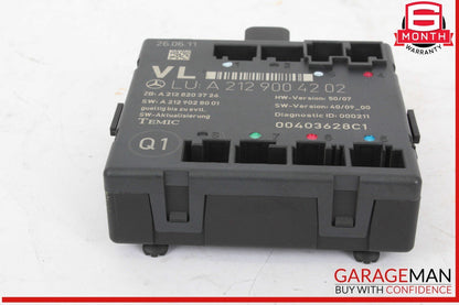 08-18 Mercedes W212 E350 Bluetec Front Left Side Door Control Module Unit OEM