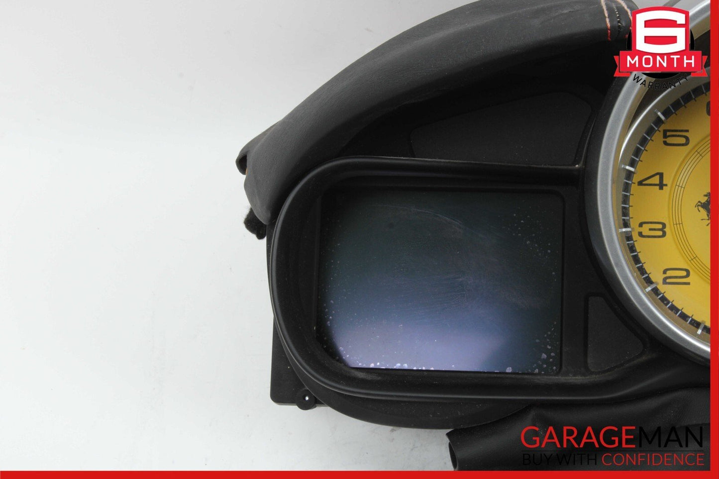 15-18 Ferrari California T Speedometer Head Cluster w/ Trim & Upper Column Cover