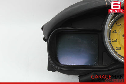 15-18 Ferrari California T Speedometer Head Cluster w/ Trim & Upper Column Cover
