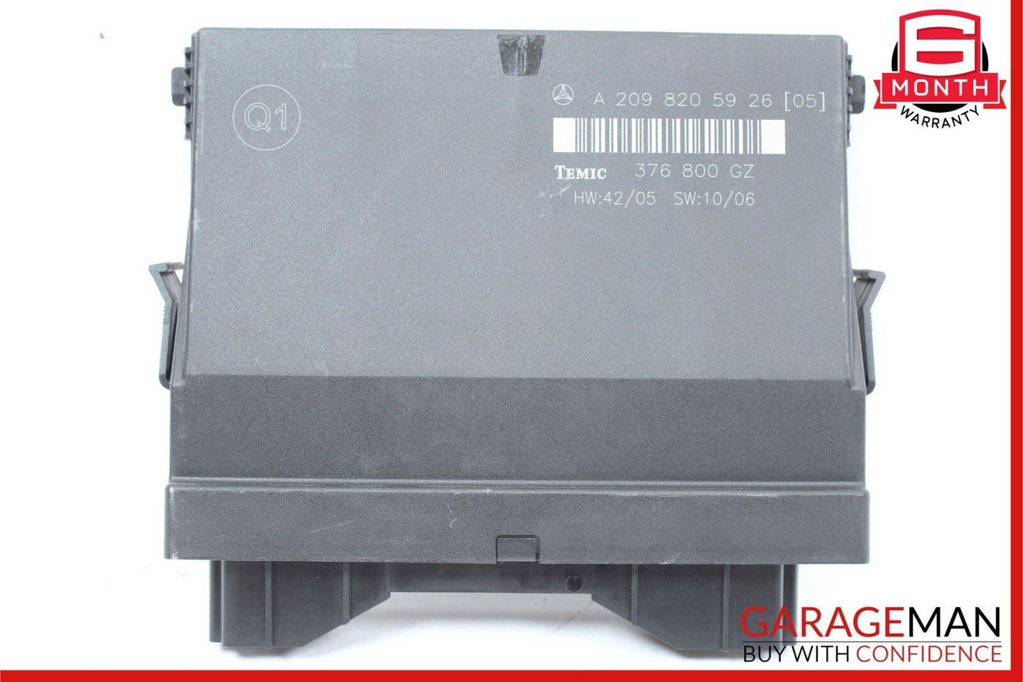 03-09 Mercedes W209 CLK55 AMG CLK500 CLK320 Rear Temic Control Module OEM