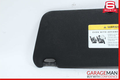 08-14 Mercedes W204 C300 Front Right Side Sun Visor Sunvisor Shade Black OEM