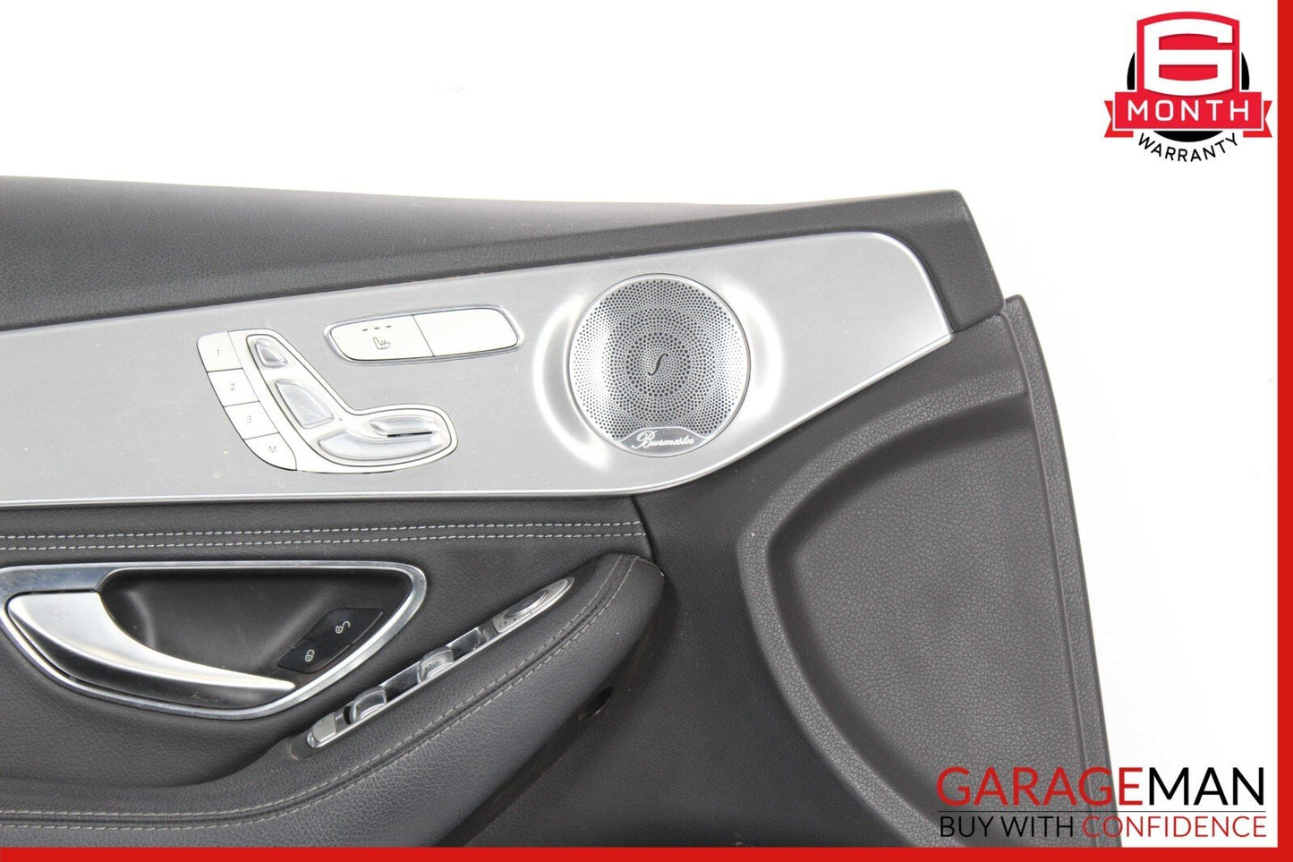 15-18 Mercedes W205 C300 C350e Front Left Interior Door Panel Anthracite Assy