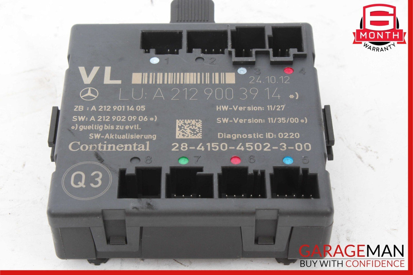 08-14 Mercedes W204 C250 C350 Front Left Side Door Control Module Unit OEM
