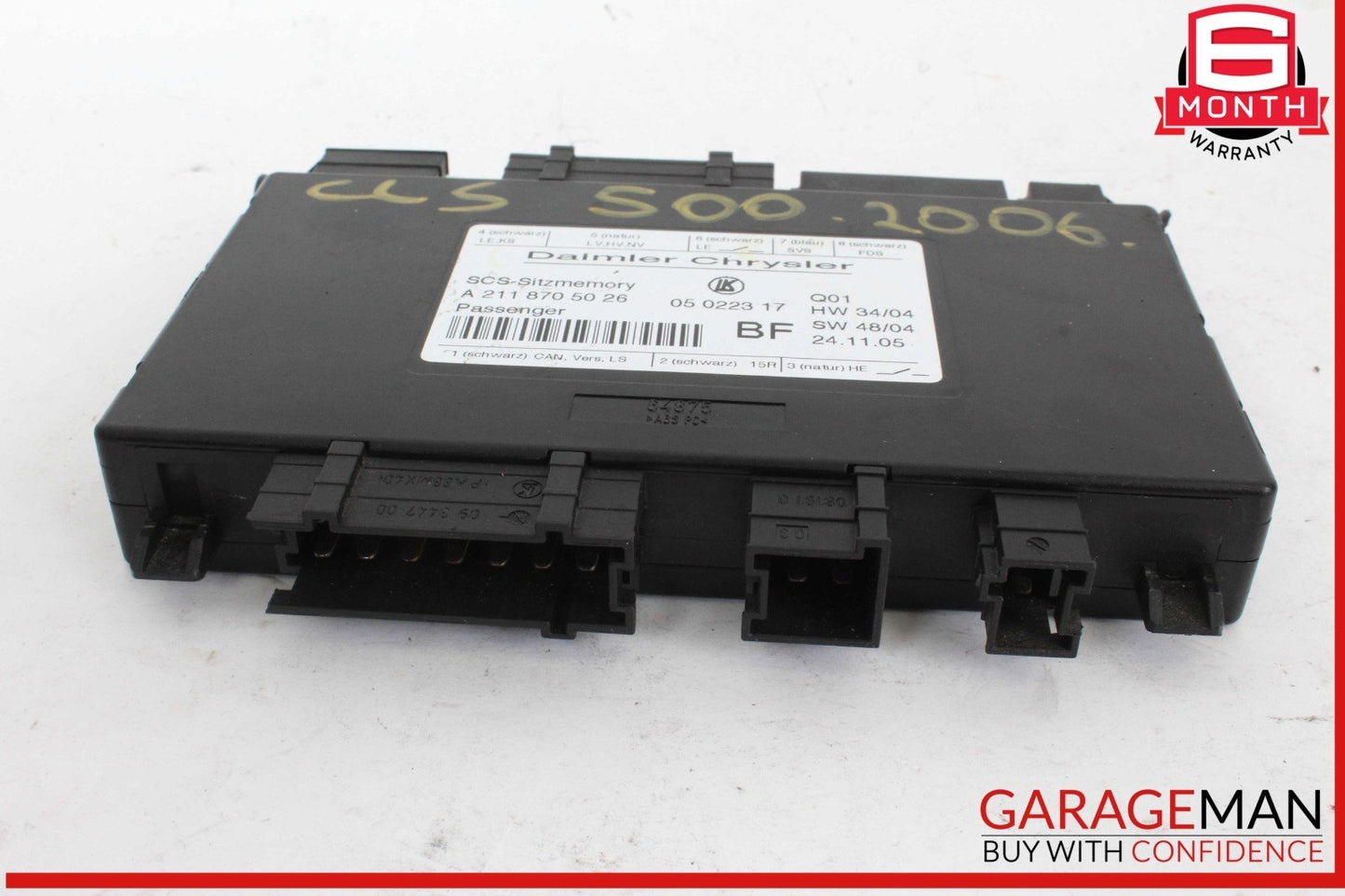 03-12 Mercedes W219 CLS500 E550 ML350 Front Right Seat Control Module OEM
