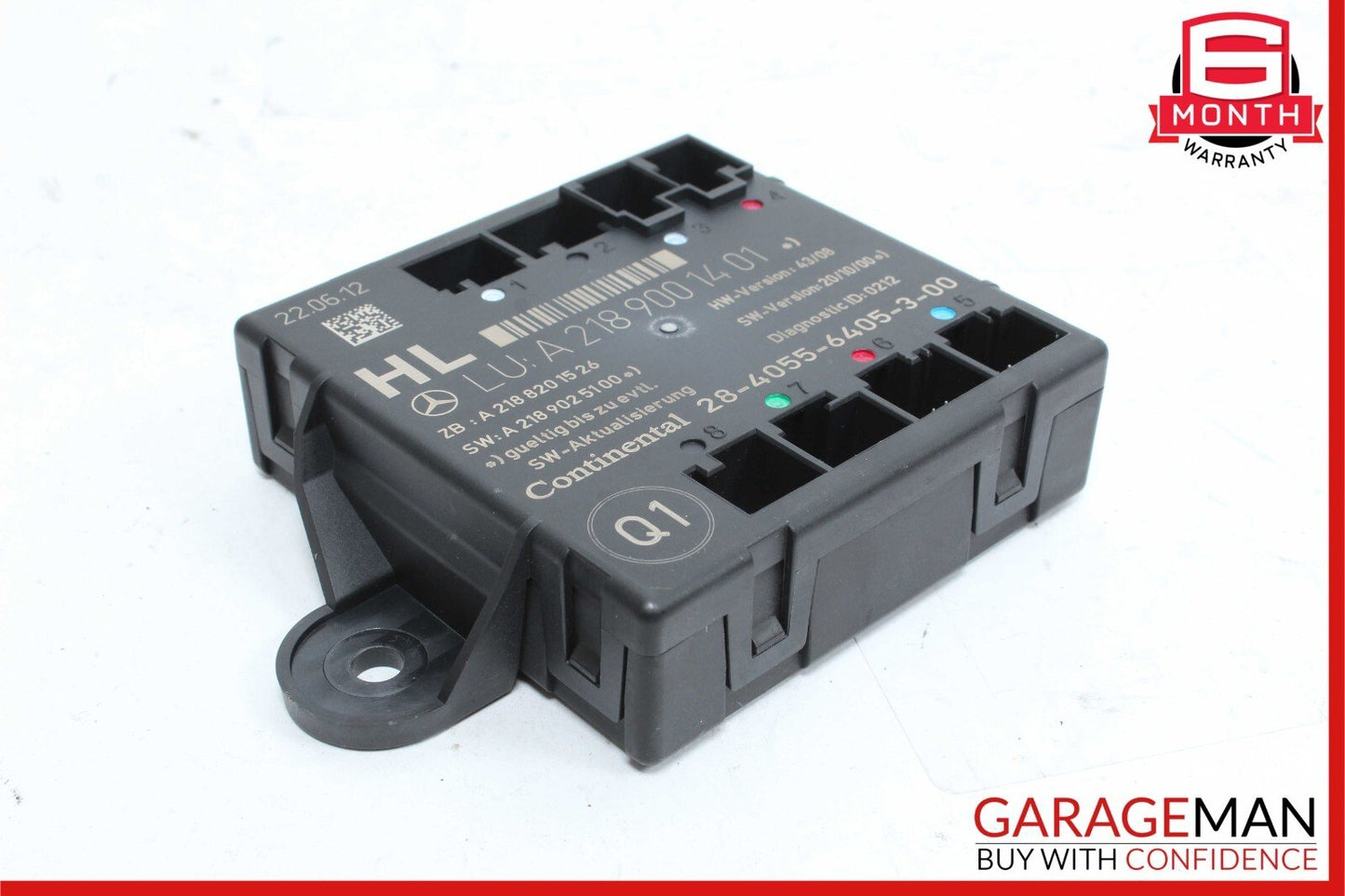 08-18 Mercedes W212 E550 CLS550 C300 Rear Left Side Door Control Module Unit