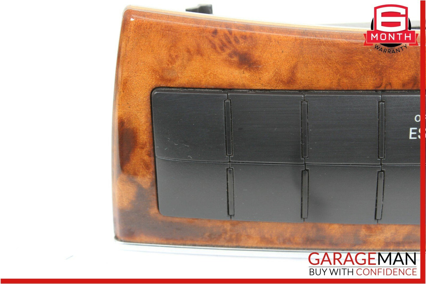05-09 Mercedes W209 CLK500 Dash Heated Seat ESP Hazard Light Switch Control Wood