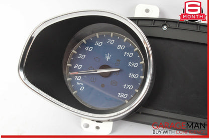 14-17 Maserati Quattroporte S Instrument Cluster Speedometer 670030595 OEM