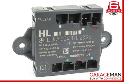 08-14 Mercedes W204 C300 Rear Left Driver Side Door Controller Module Unit OEM