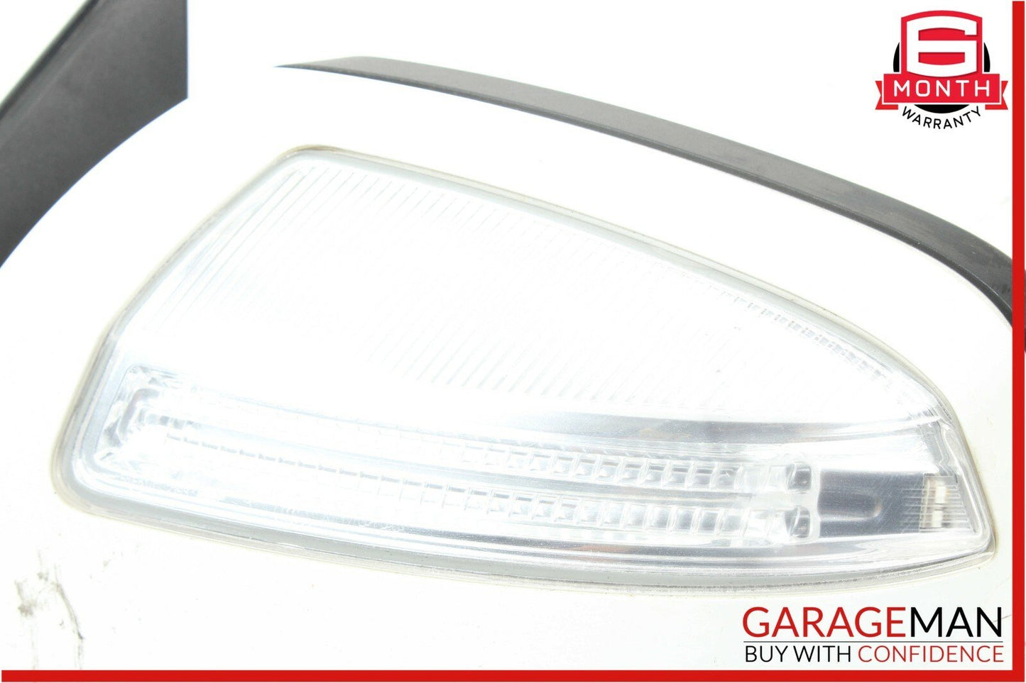 08-09 Mercedes W204 C350 C63 AMG Front Left Side Mirror Rear View Door White OEM