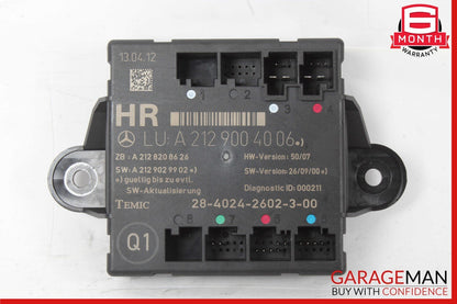 08-18 Mercedes W212 E350 Rear Right Side Door Control Module OEM