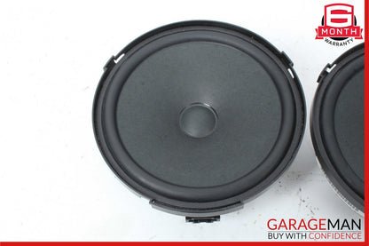 08-14 Mercedes W204 C250 C300 Rear Right & Left Side Door Sound Speakers Set OEM