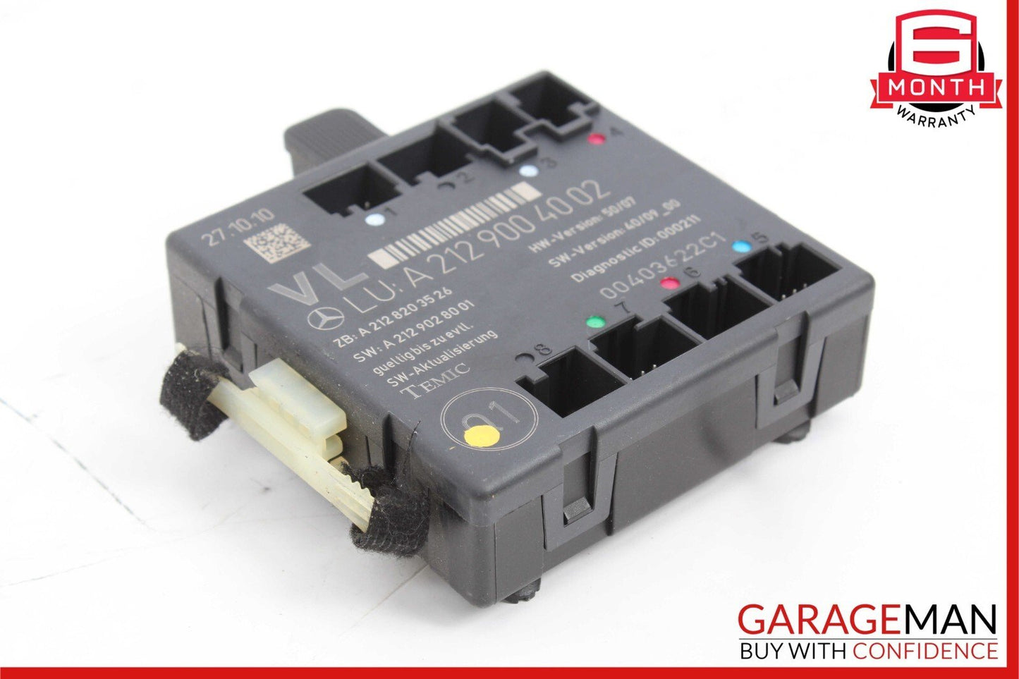 08-14 Mercedes W204 C300 C350 Front Left Driver Side Door Control Module OEM