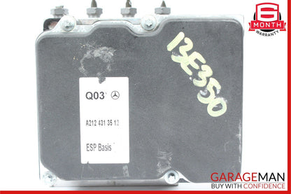 10-16 Mercedes W212 E350 E400 ABS Anti Lock Pump Brake Module 2124313512 OEM