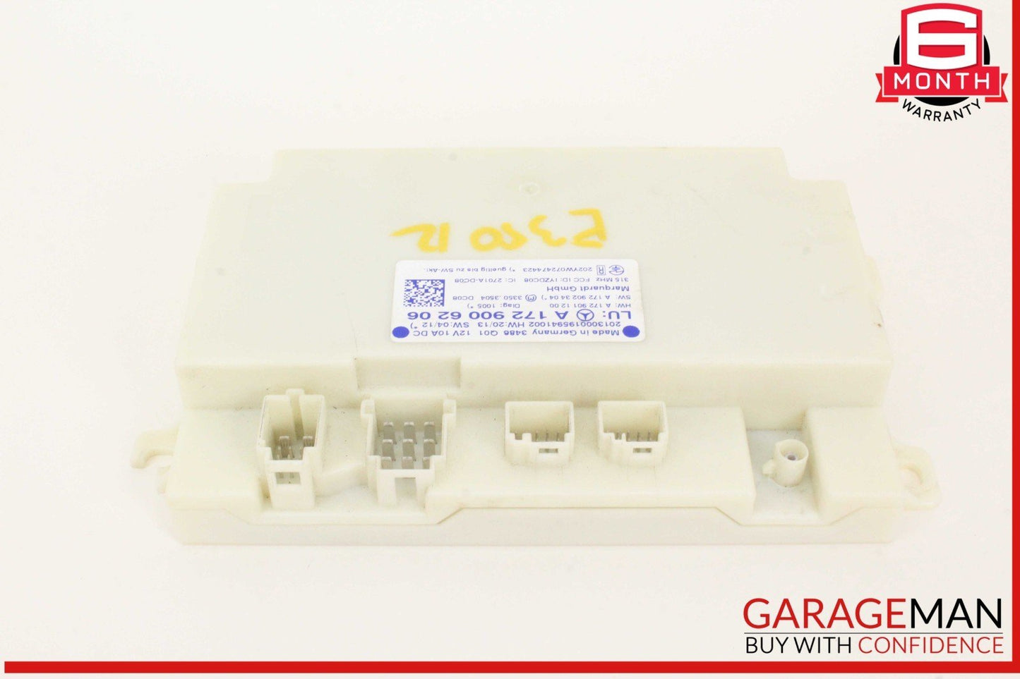 10-15 Mercedes W212 E350 C300 Keyless Go Entry Control Module 1729006206 OEM