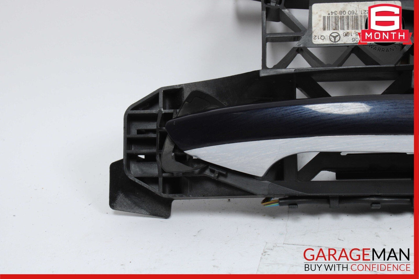 07-13 Mercedes W221 S550 S400 Rear Right Exterior Door Handle Keyless Go Blue