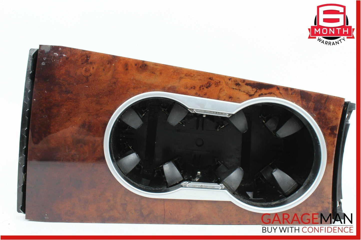 06-12 Mercedes X164 GL450 Center Console Cup Holder Compartment Trim Wood