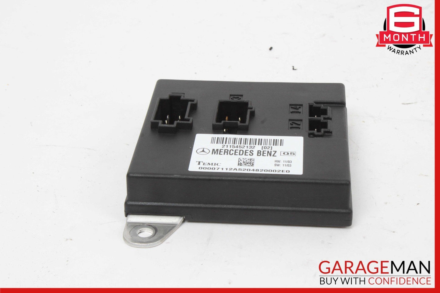 03-11 Mercedes W211 E500 CLS550 Body Control Module Unit BCM 2115452132 OEM