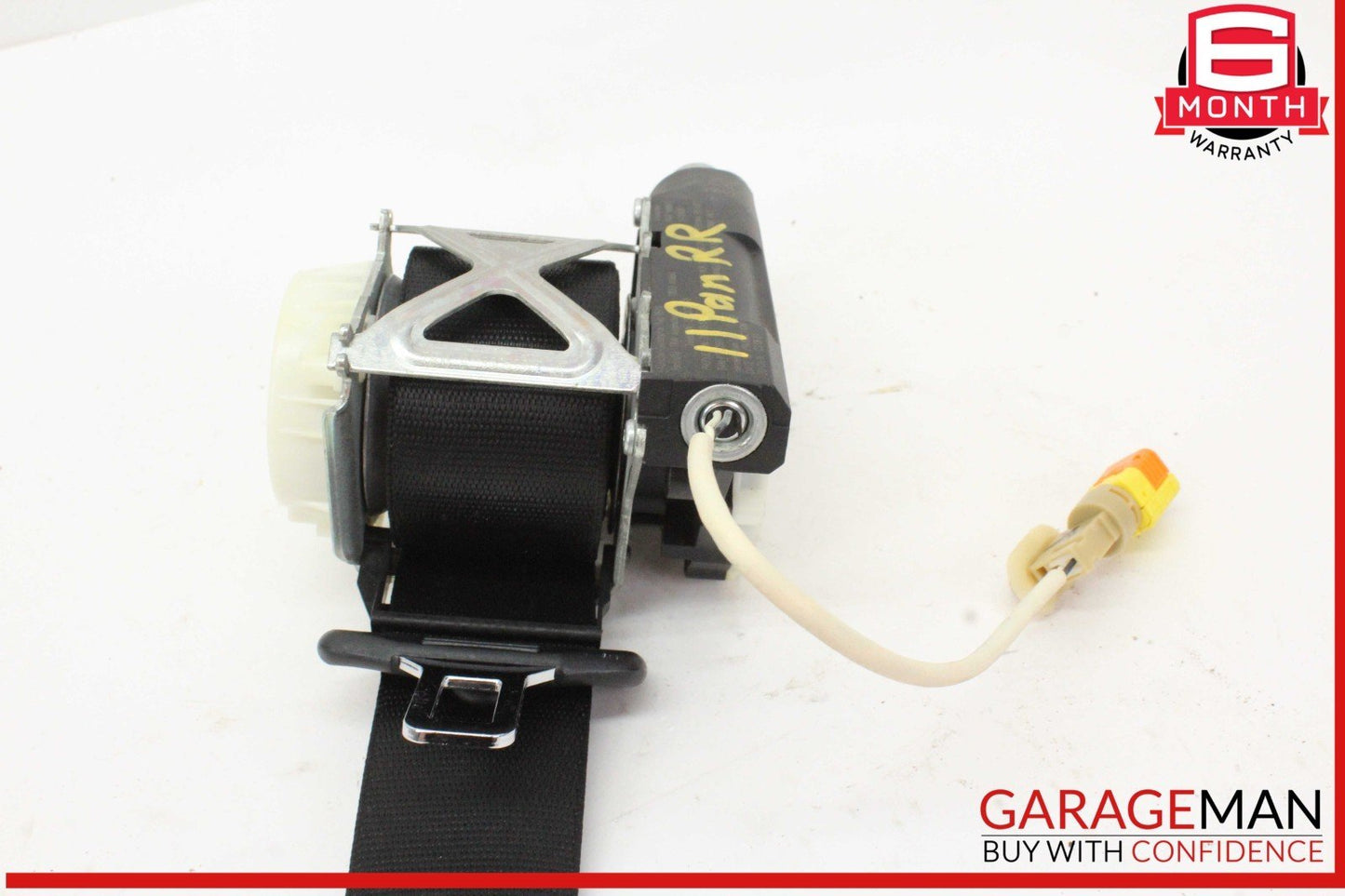 10-16 Porsche Panamera 970 Rear Left or Right Side Seat Belt Seatbelt Black OEM