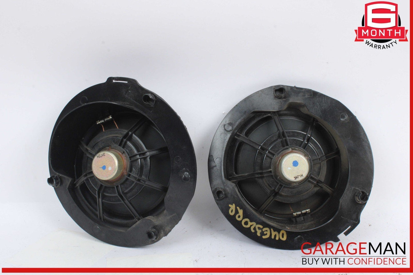 03-06 Mercedes W211 E320 Rear Right & Left Side Door Audio Sound Speaker Set