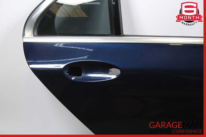 15-18 Mercedes W205 C300 Rear Right Passenger Side Exterior Door Shell Blue OEM