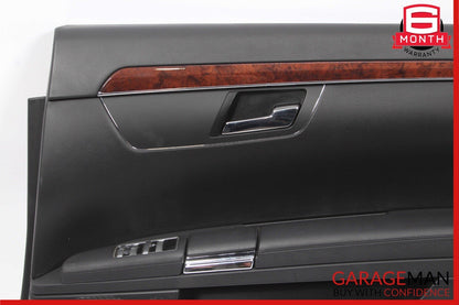 07-09 Mercedes W221 S550 Rear Right Complete Interior Door Panel Cover Black OEM