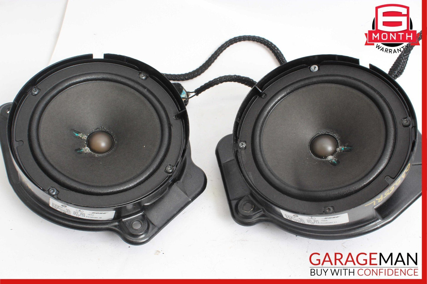 00-06 Mercedes W220 S55 AMG Rear Door Audio Sound Speaker Set of 2 Pc OEM