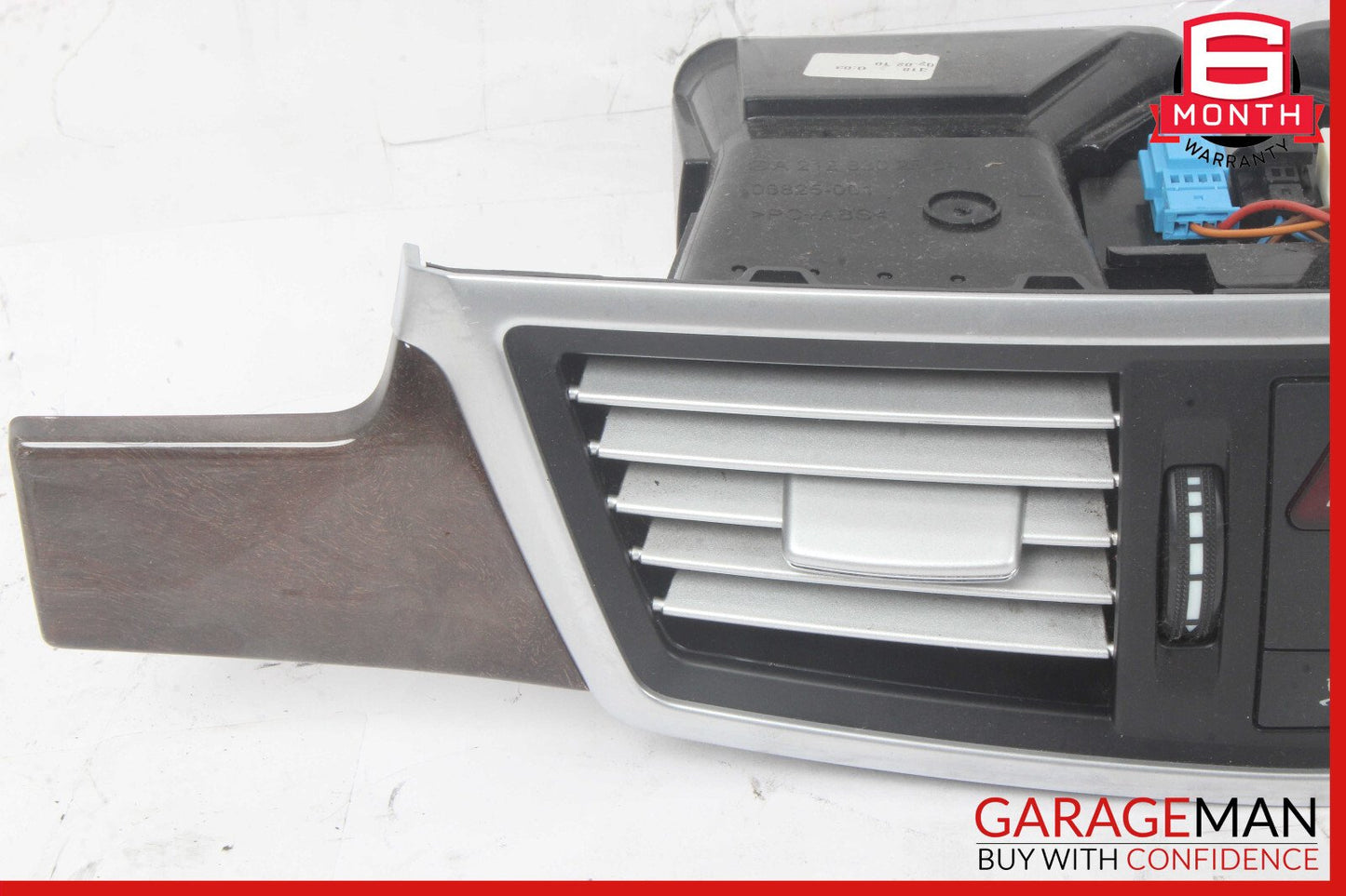 10-13 Mercedes W212 E350 Front Center Dash AC A/C Air Vent Grille Trim Assembly