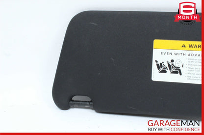 08-14 Mercedes W204 C250 Front Right Side Sun Visor Sunvisor Shade Black OEM