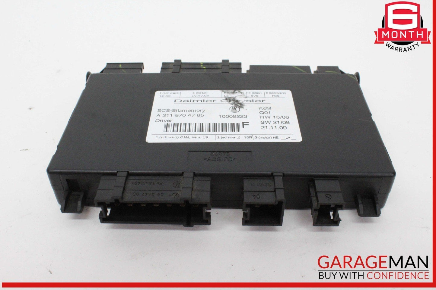 03-13 Mercedes-Benz ML350 W164 Front Left Seat Control Module 2118704785 OEM