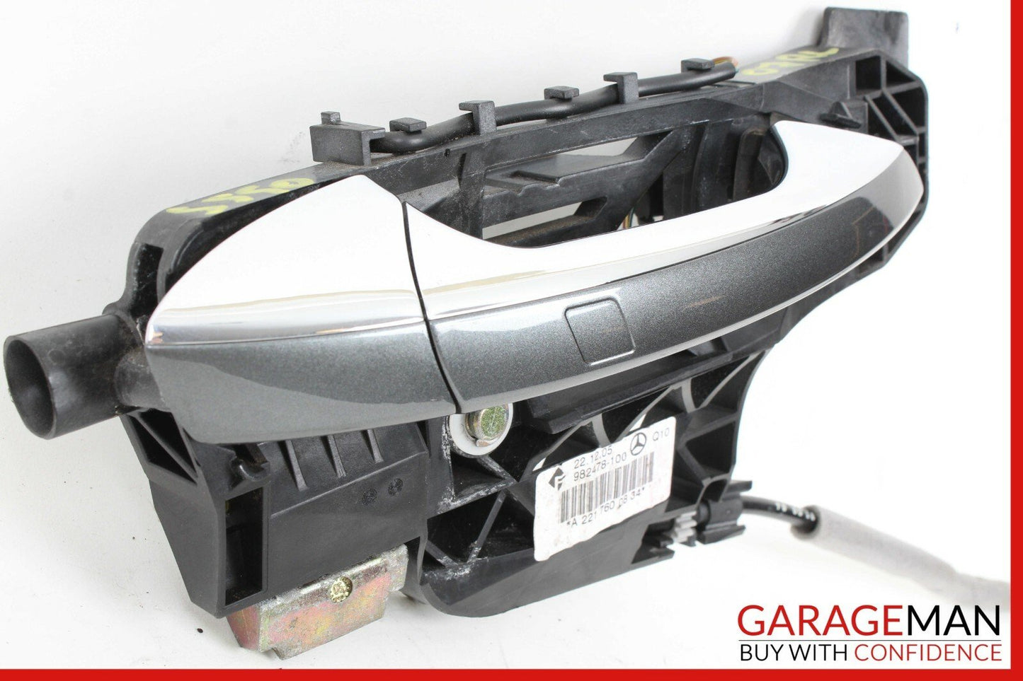 07-13 Mercedes W221 S550 Rear Right Side Exterior Door Handle Keyless Go OEM