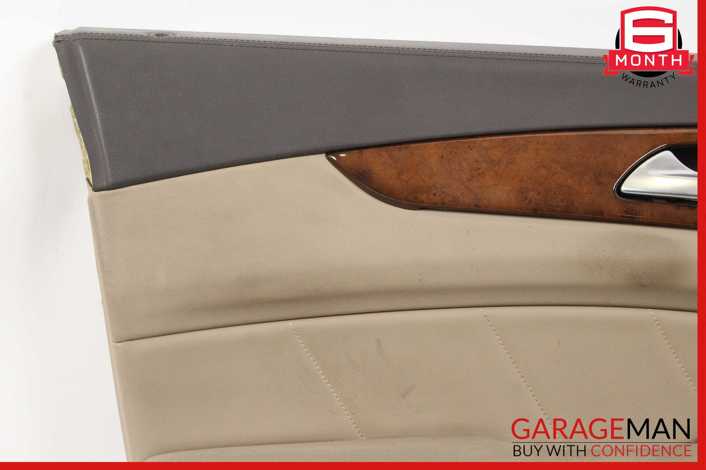 12-14 Mercedes W218 CLS550 Front Left Driver Side Interior Door Panel Beige OEM