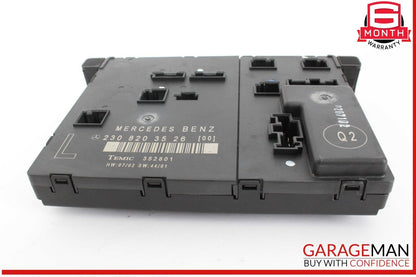 03-12 Mercedes R230 SL500 SL55 AMG Front Left Door Control Module 2308203526 OEM