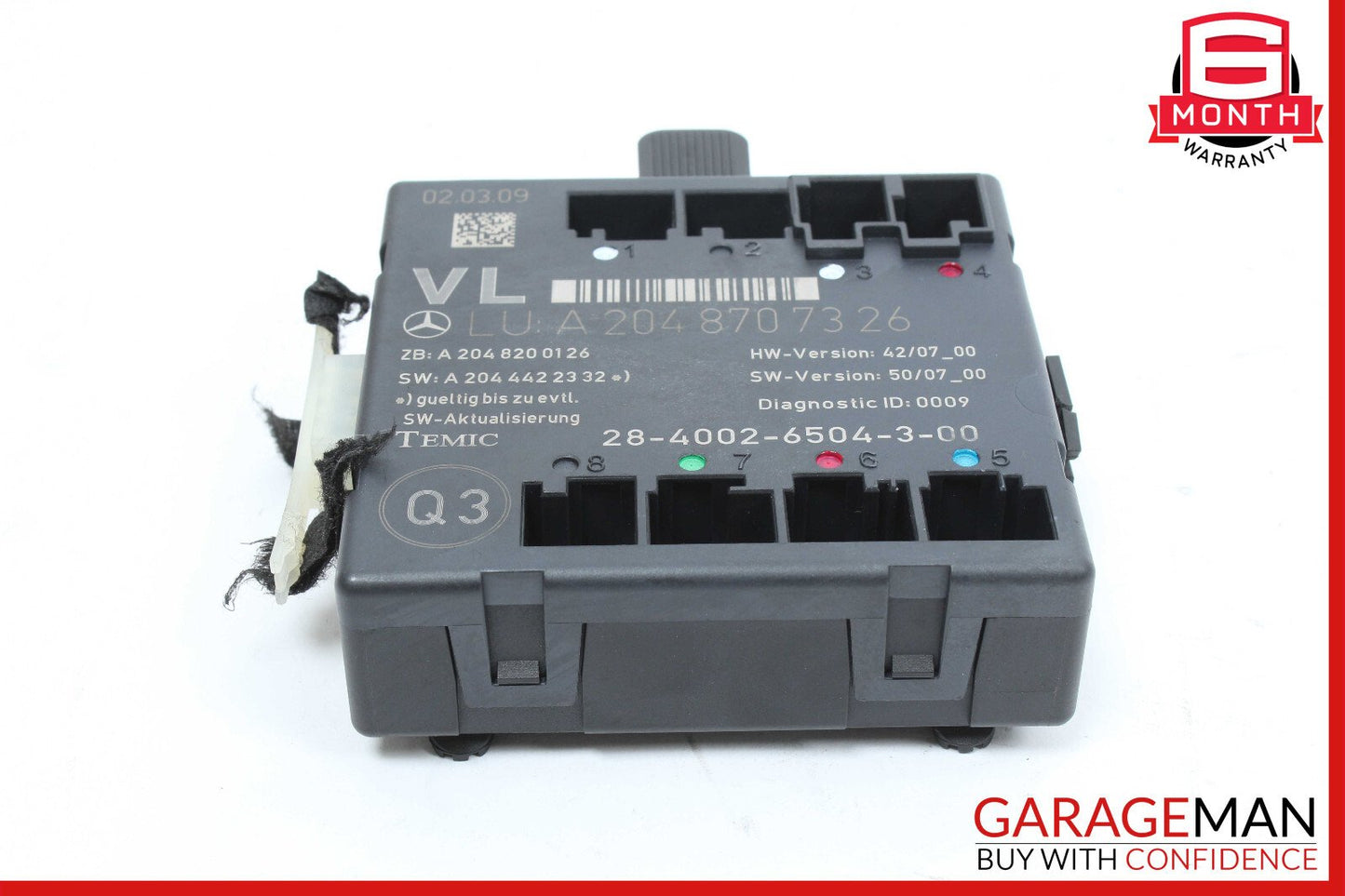 08-18 Mercedes W204 C250 E350 CLS400 Front Left Side Door Control Module OEM