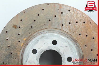 16-18 Mercedes W213 E400 Front Right & Left Side Brake Rotor Disc Set Drilled
