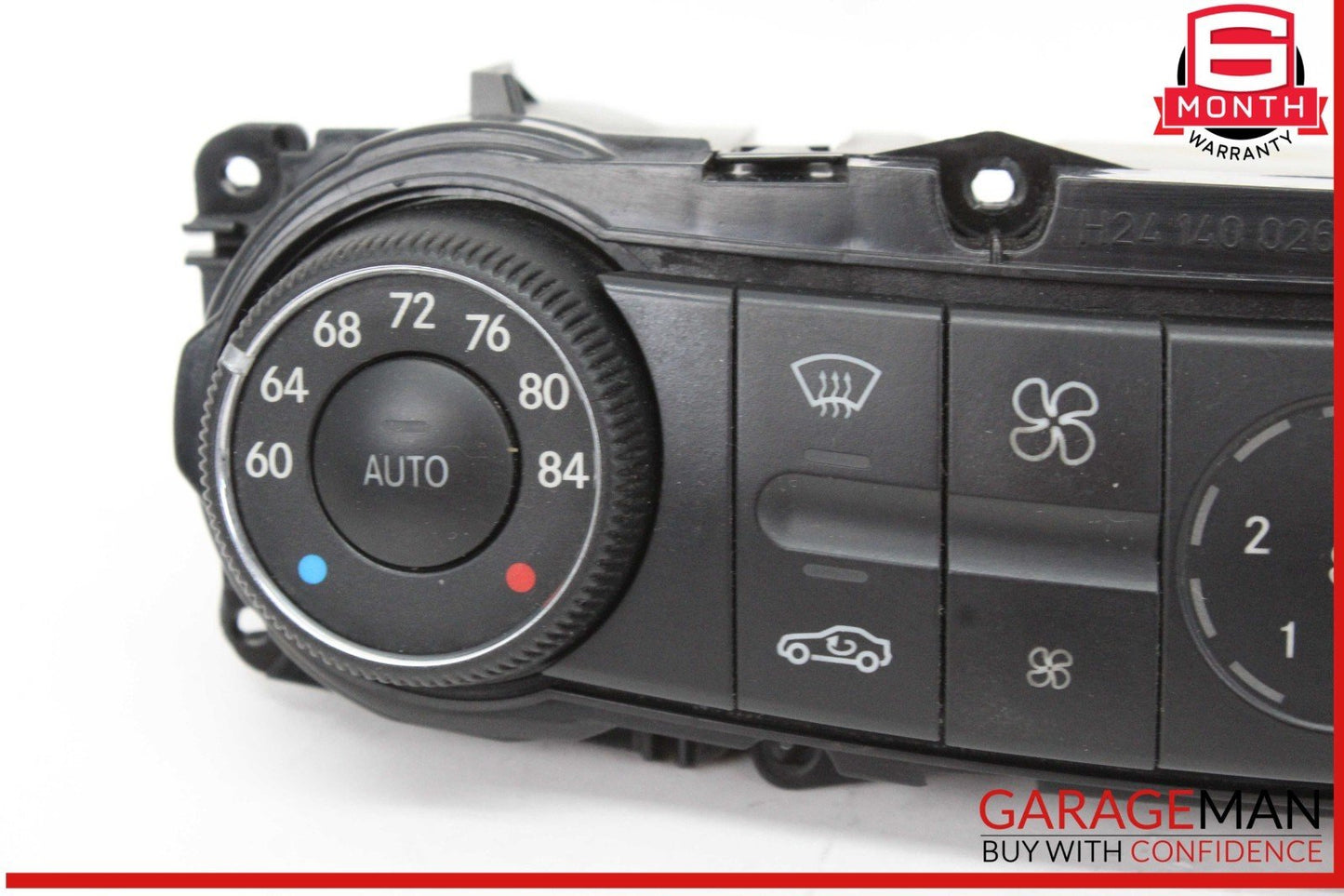 03-09 Mercedes W211 E320 Front Center Dash Temperature Climate Control Panel OEM