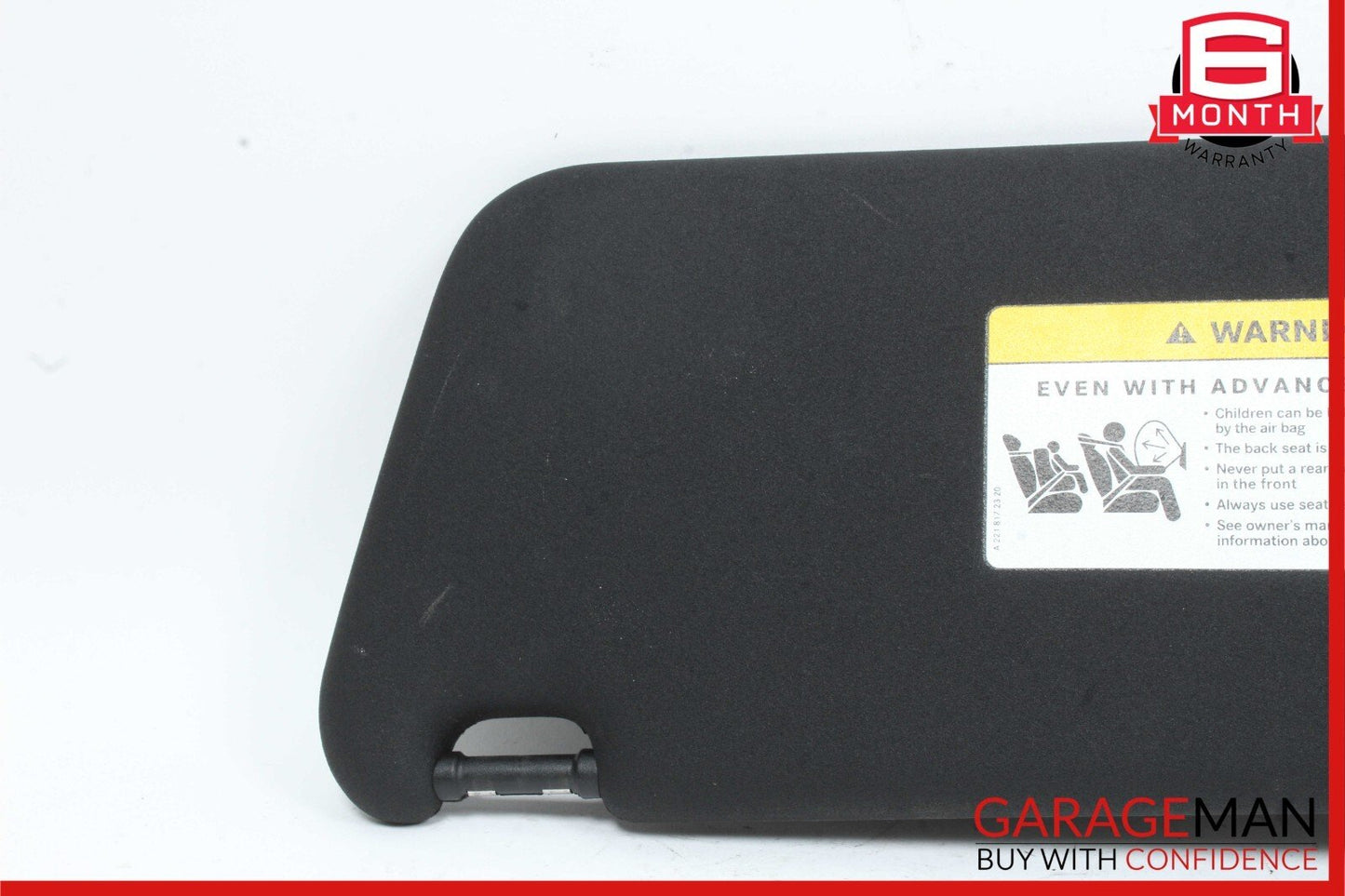 10-17 Mercedes W204 C250 E350 Coupe Right Sun Visor Shade Black OEM