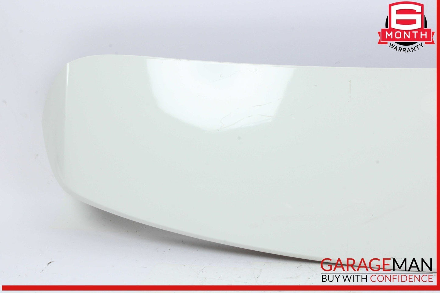 13-14 Mercedes X166 GL450 GL550 Trunk Lid Molding Trim Spoiler Wing White OEM
