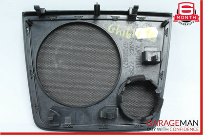 14-17 Maserati Ghibli Front Dash Center Speaker Grille Cover Black OEM