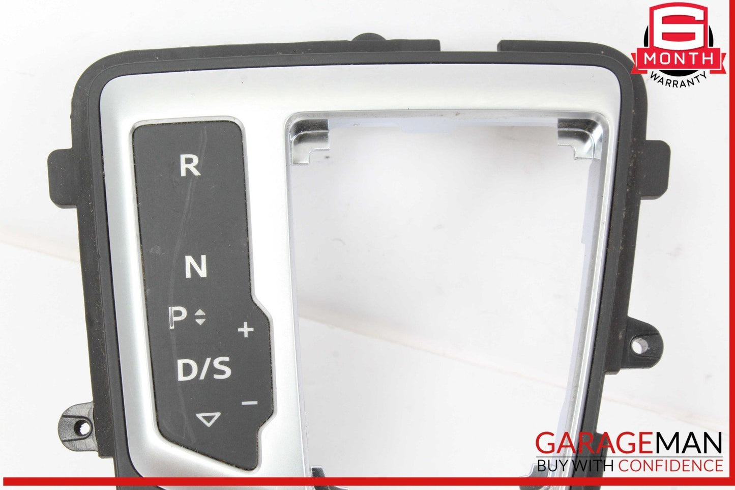 17-19 Audi Q7 Gear Shift Shifter Trim Cover Panel w/ Parking Brake Switch OEM