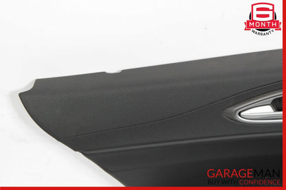 17-19 Alfa Romeo Giulia Rear Left Side Interior Door Panel Cover Trim Assembly