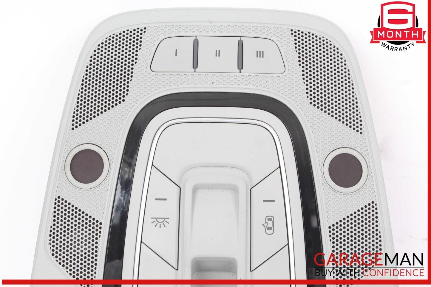 17-19 Audi A4 Quattro Front Console Overhead Dome Light Gray 8W0947135AK OEM