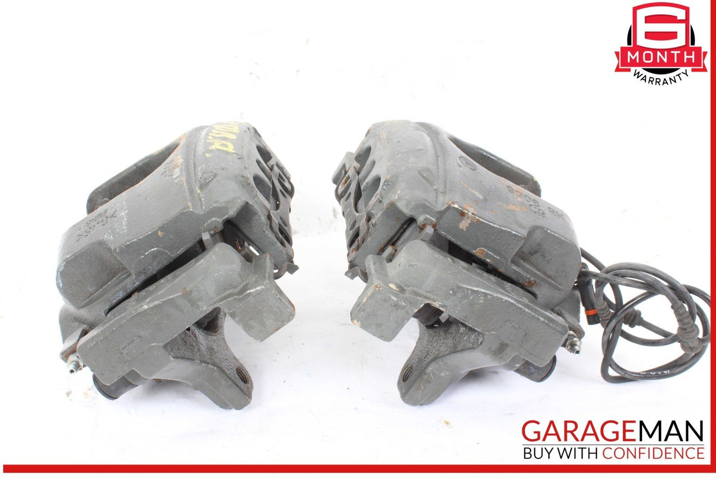 12-19 Mercedes X166 GL450 Front Left & Right Side Brake Caliper Calipers Set