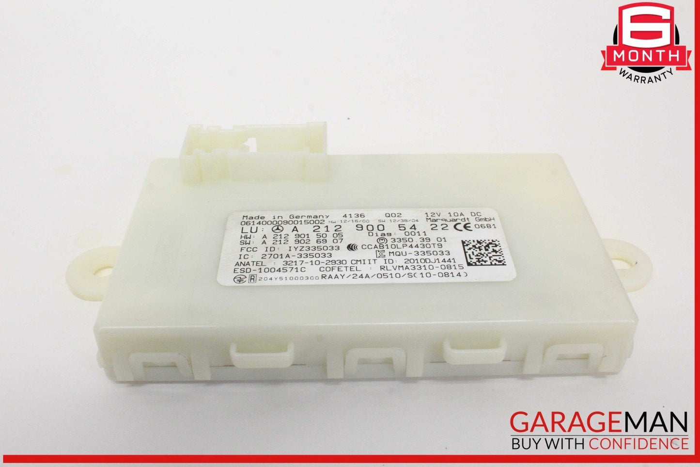 13-20 Mercedes W212 E350 GL450 CLA250 SL550 Keyless Go Entry Control Module OEM