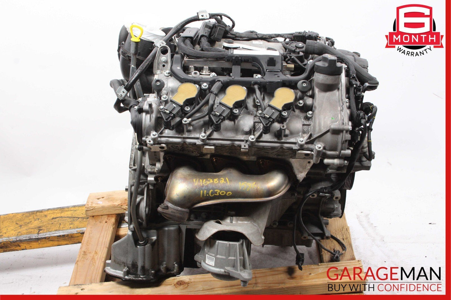 08-11 Mercedes W204 C300 Engine Motor Block Assembly 3.0L V6 M272 RWD 157k