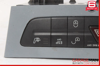 07-09 Mercedes W211 E350 E550 Hazard Control Door Lock Switch Panel OEM