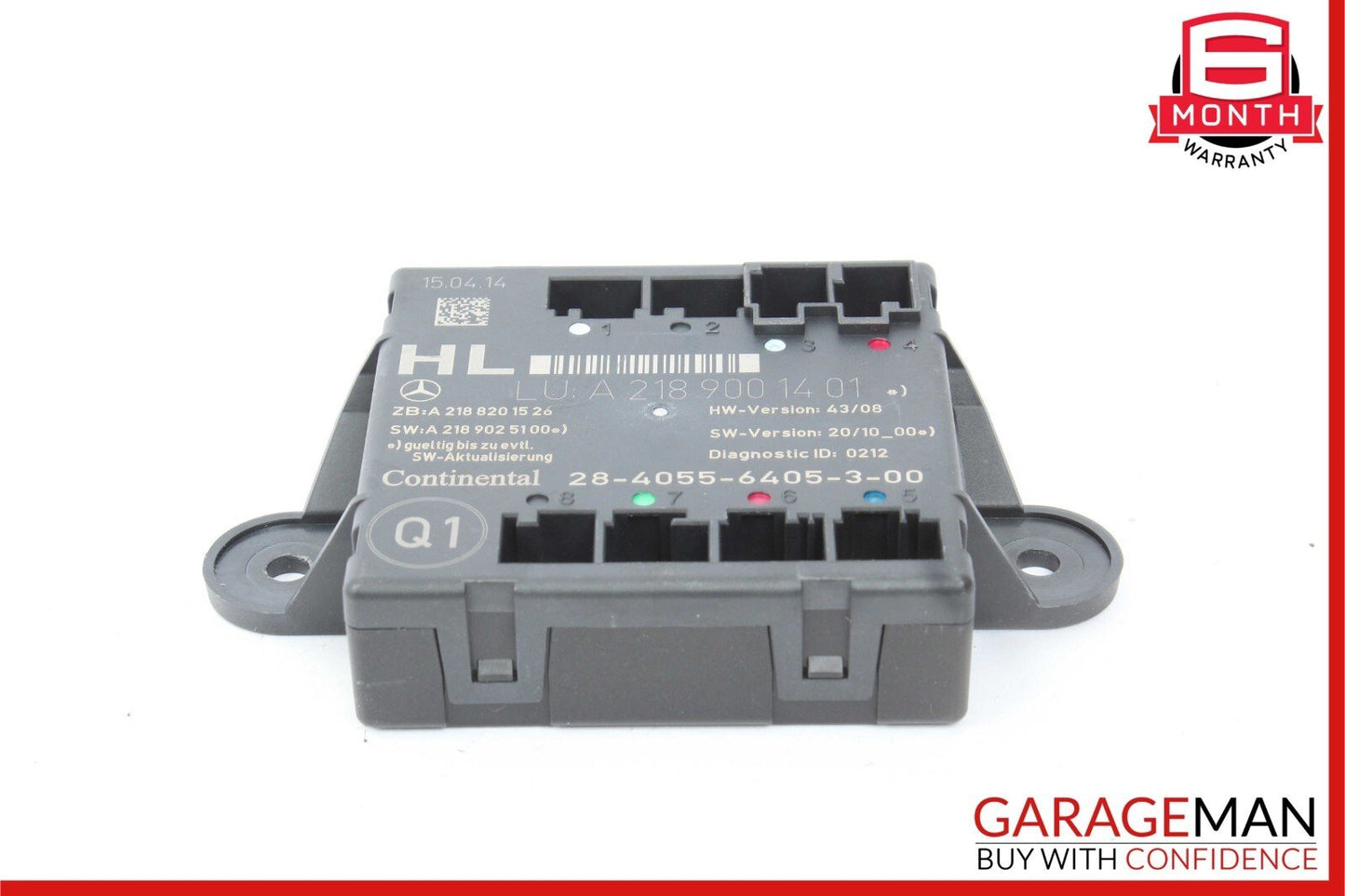 08-18 Mercedes W204 C250 CLS550 Rear Left Side Door Control Module Unit OEM