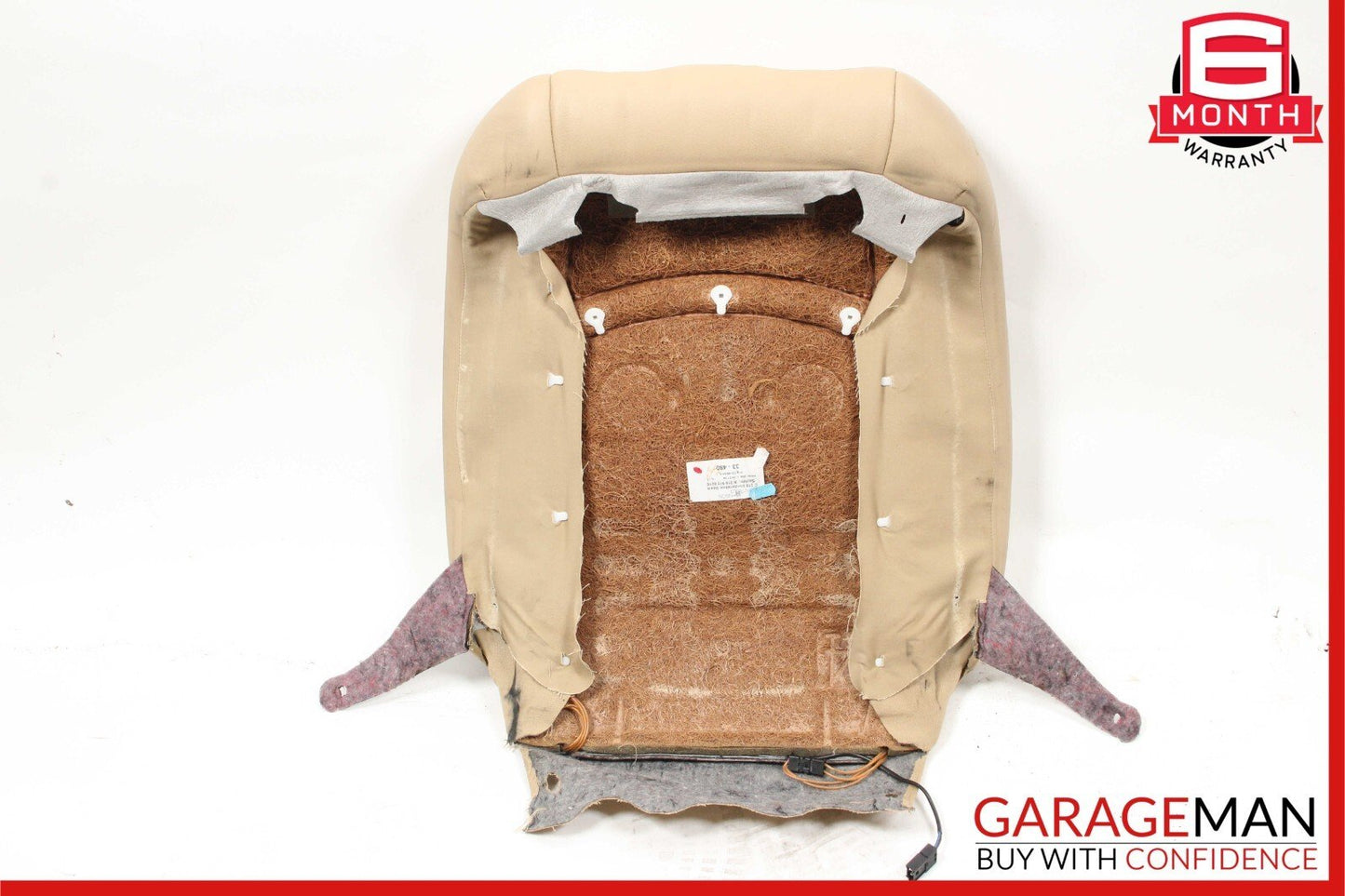 06-11 Mercedes W219 CLS500 Front Right or Left Side Top Upper Seat Cushion Brown